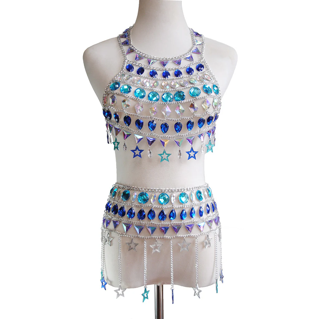 Star Boat Rhinestone Body Jewelry - Image 8
