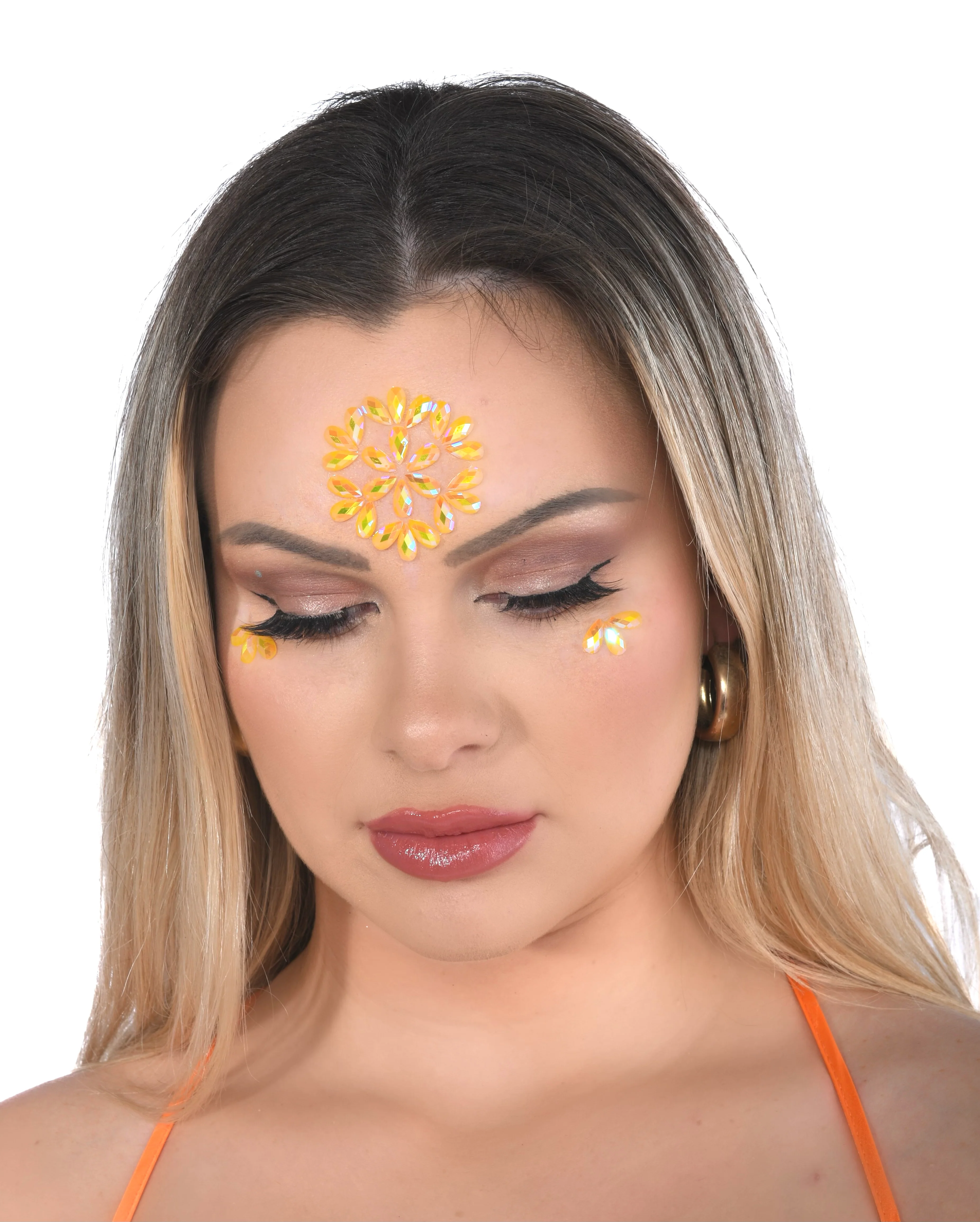 Sunshine Rhinestone Crystal Face Jewels - Image 2