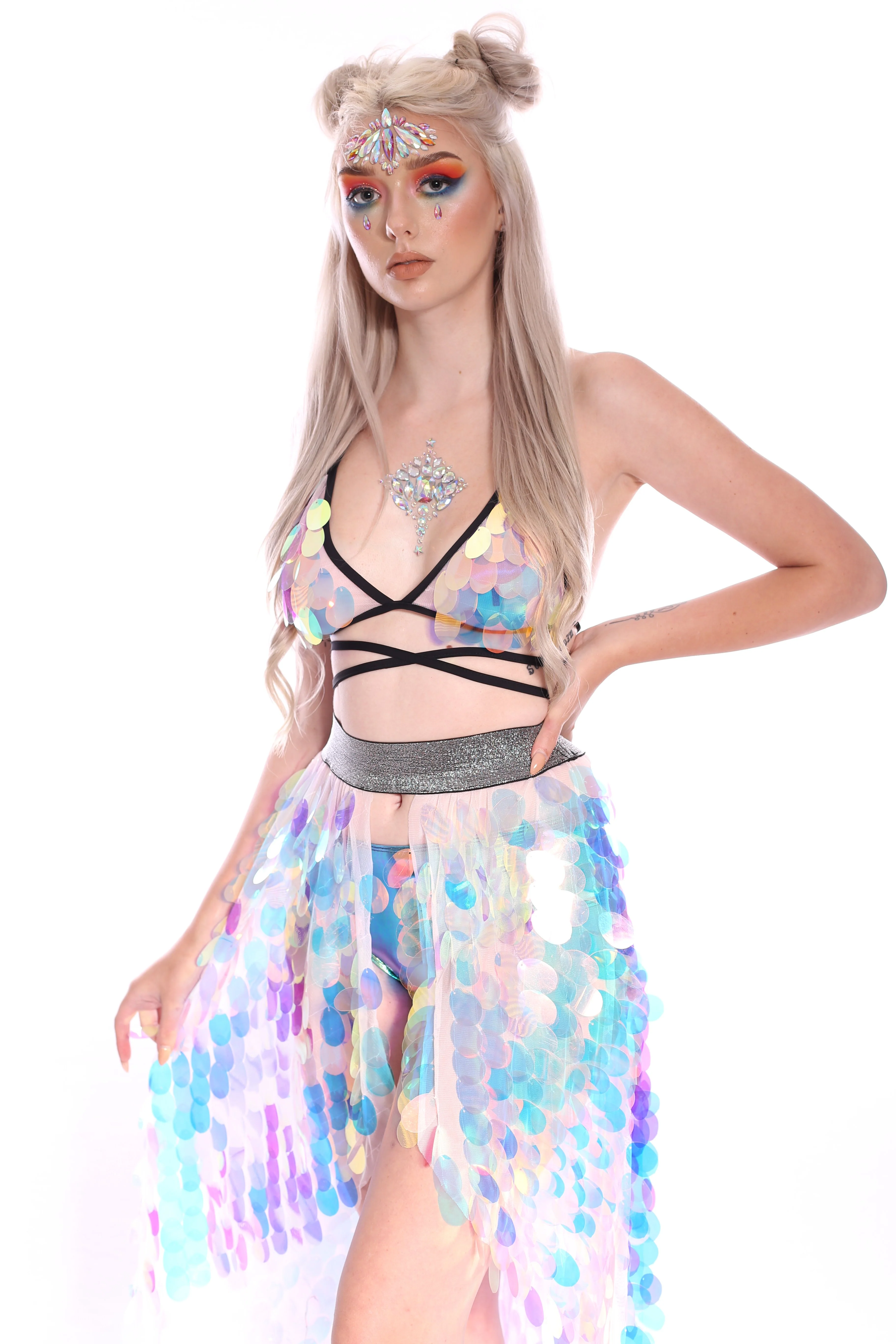 Mermaid Scales Sequin Triangle Top - Image 7